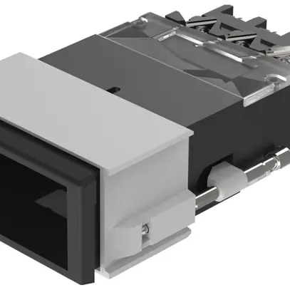 Pulsante EAO03 a bloccaggio a scatto 1×com. raccordo a vite 24×48mm arg 