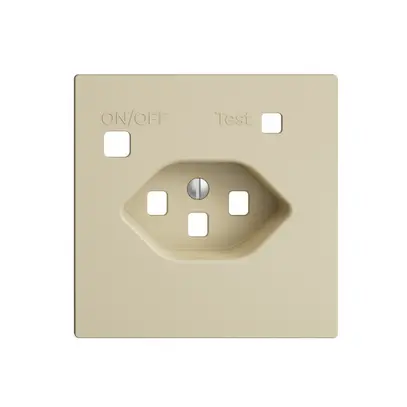 Kit frontal EDIZIOdue pour prise FI F, T23, vanille 