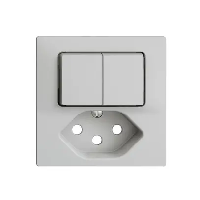 Kit frontale EDIZIOdue grigio chiaro 60×60mm T13 