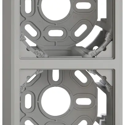 En-tête AP EDIZIO.liv SNAPFIX® 2×1 pour combinaisons au choix gris clair 