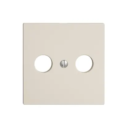 Placca frontale EDIZIOdue crema per R/TV 
