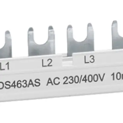 Pettine di raccordo Hager QC 4P 3L 10mm² 63A 215×3mm L1L2L3N-L1L2L3N-L1N-L2N 