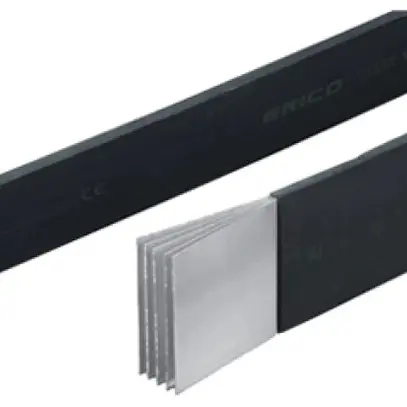 Nastro d.messa a terra lamellato Flexibar Advanced 400A 72mm² 24×1mm 2m E-Cu 