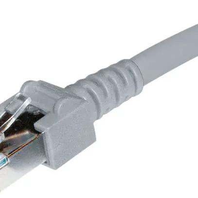 Câble patch Dätwyler CU RJ45 15.0m gris cross Kat.5e 