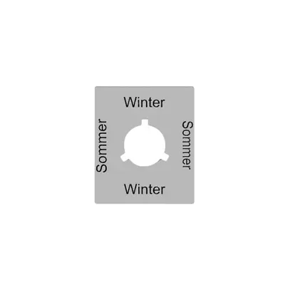 Kennscheibe Somm.-Winter-Somm. -Winter für Drehsch.FLF FH 