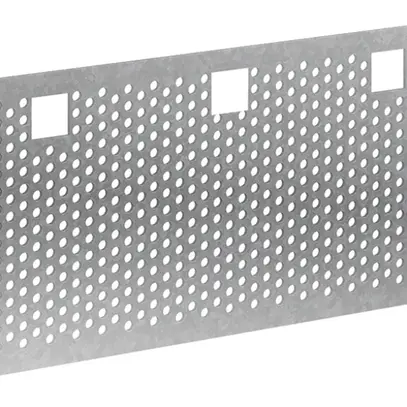 Placca di montaggio perforata ABB per distributore multimedia, 1 fila 