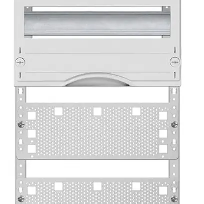 Panello Media ABB, con 3 file DIN, altezza 2, 6 file per distributore vuoto 