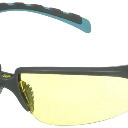 Occhiali di protezione 3M™ Solus™ 2000 lenti giallo, PC, UV, grigio/turchese 