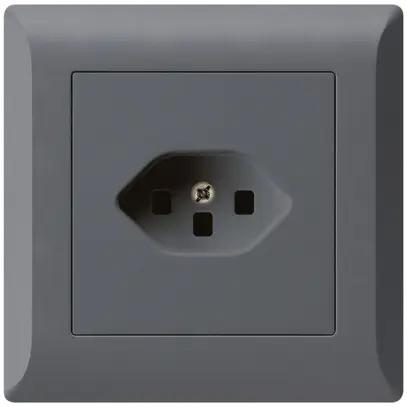 Prise ENC kallysto.line T23 anthracite avec bornes enfichables 