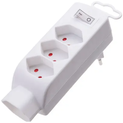 Fiche MH Safety Line 3+1×T13 a.interrupteur à levier 3×face 1×bas blanc 