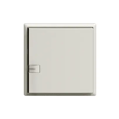 Tasto INC ZEP 1c/1t ON-OFF con LED EDIZIOdue grigio chiaro 