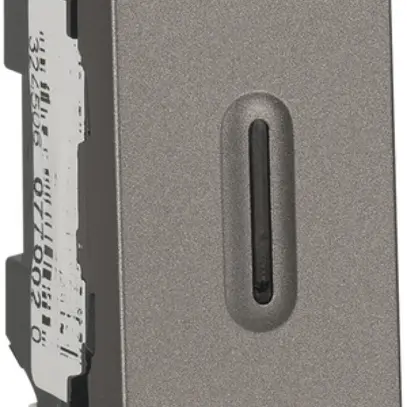 Interruttore a bil.lum.INS MOS 3/1L con LED controllo 1mod.mag 