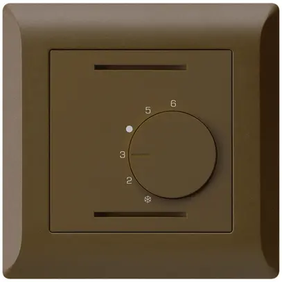 Termostato ambiente INC kallysto.line marrone senza interruttore 