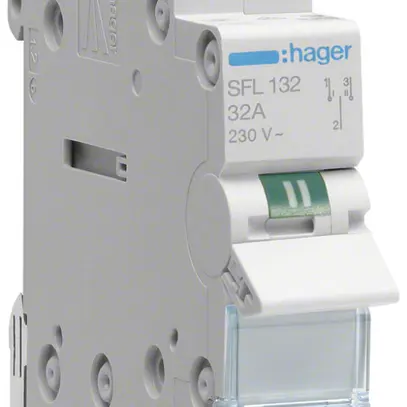 Invertitore AMD Hager SFL 32A 230V 0 chiusura 0 apertura 1 invertitore 1UM 