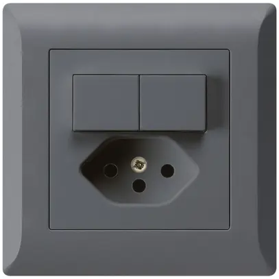 Combinazione INC 3/1P+A-R+T13 antracite kallysto.line 