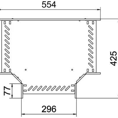 Pièce en T BET RT 60×300mm acier zingué en continu 
