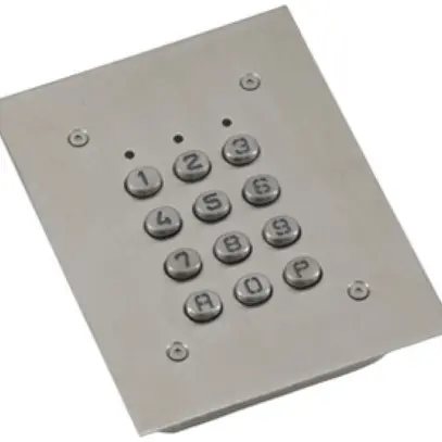 Serrure à code ENC Wunderli SU2 12…24VAC/DC 140×110×1mm IP65 