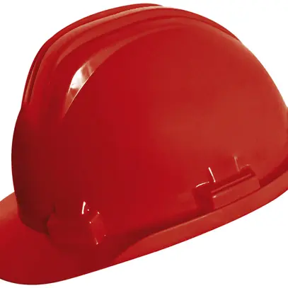 Casco di protezione rosso isolamento elettrico fino a 440V AC 