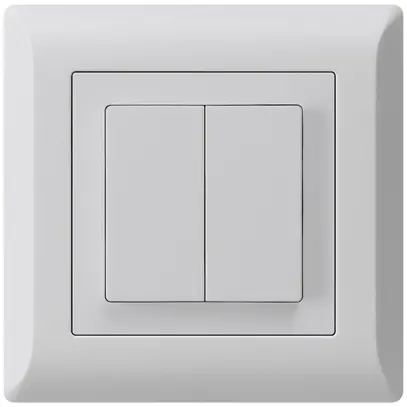 Poussoir ENC kallysto.line 2×A-R/1P gris clair 