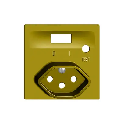 Kit frontal EDIZIOdue pour prise FI olive 
