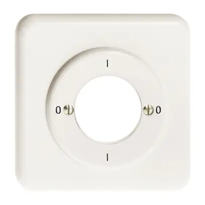Kit frontal ENC 0-1-0-1 blanc pour interrupteur rotatif à clé 