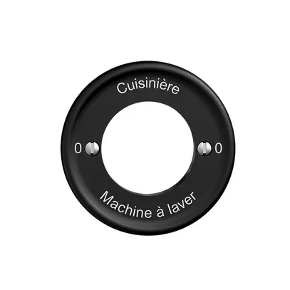 Kit front.0-Cuisinière-0-Machine à laver STANDARDdue, nero 