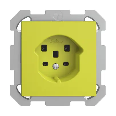 Prise ENC EDIZIOdue T25 16A lemon, bornes à vis 