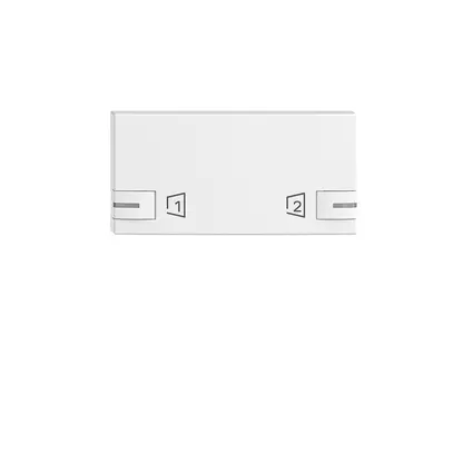 Bouton EDIZIOdue zeptrionAIR scène S1/S2 avec LED blanc 
