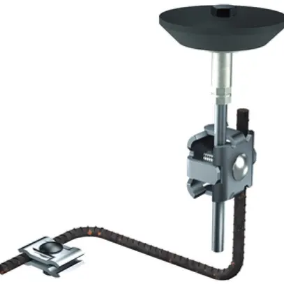 Guarnitura di raccordo FE 76 verticale con morsetto, acciaio inossidabile A4 