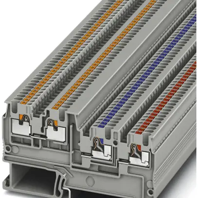 Borne à fonction 0.14…1.5mm² 3L Push-In gris 