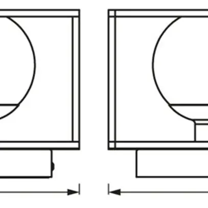 Plafonnier/applique LEDVANCE DECOR SQUAREPLATE G9 4×28W IP44 350×350mm noir 