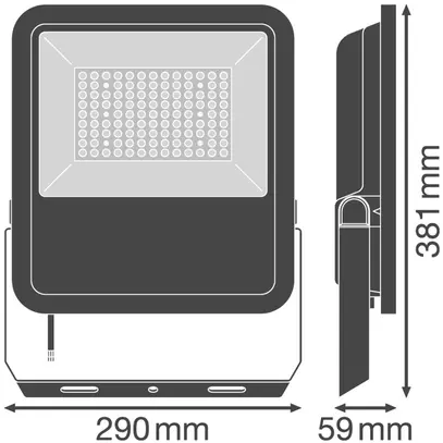 LED-Strahler Ledvance FLOODLIGHT AREA, 72W 4000K 10000lm IP65 schwarz 