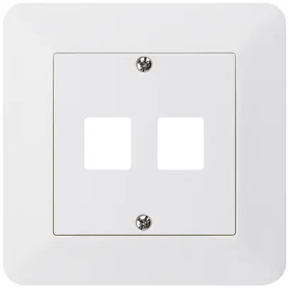 Kit frontale INC HMS kallysto.trend per 2 moduli bianco 