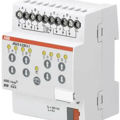 Actionneur de jalousie KNX AMD 4-fois 6A 230VAC, manuel 