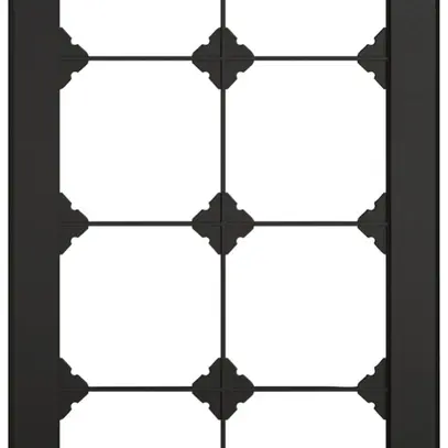 Intestazione INC EDIZIO.liv SNAPFIX® 4×2 per combinazioni a libera scelta nero 