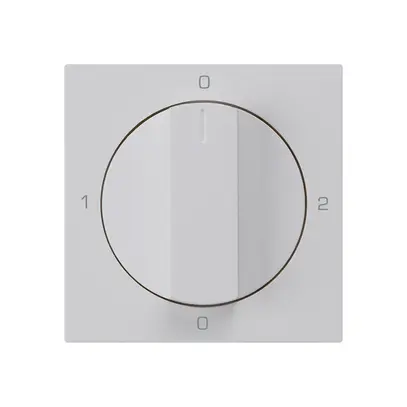 Inserto per interruttore rotativo kallysto 2/1L grigio chiaro con manopola 