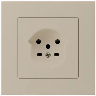 Prise ENC kallysto.pro T15 beige bornes à vis 