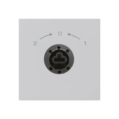 Contact pivotant 1->0<-2 gris clair kallysto pour serrure sans cylindre 