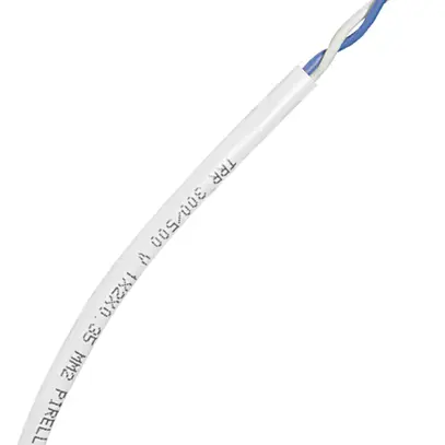 Câble vidéo 1×2×0.5mm² blanc 