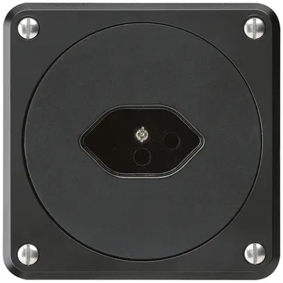 Prise ENC robusto type 13 noir sans clapet 