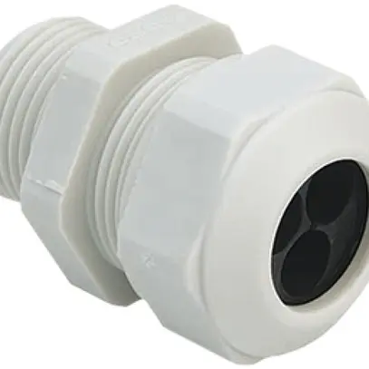 Presse-étoupe AGRO PA M20×1.5 2×5.5…7.5 GFK Multi gris 