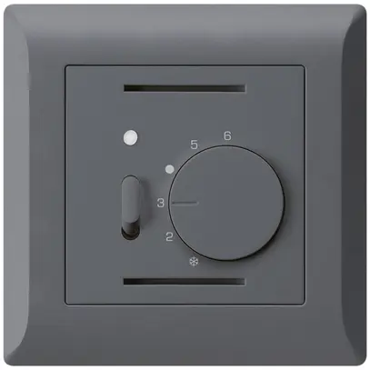 Thermostate d'ambiance ENC kallysto.line anthracite avec interrupteur 