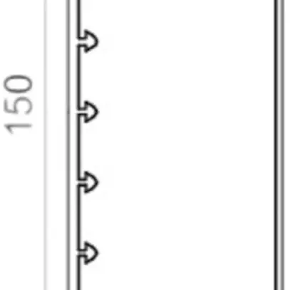 Canale d'installazione Bettermann WDKH s.alogeno 60×150×2000mm bianco puro 