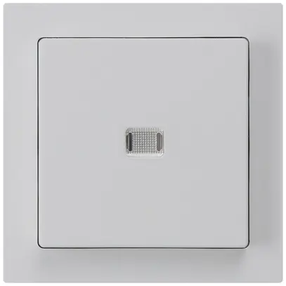 Interruttore pulsante luminoso INC kallysto 3/2P grigio chiaro 