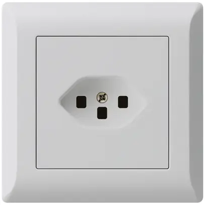 Prise ENC kallysto.line T23 gris clair avec bornes enfichables 