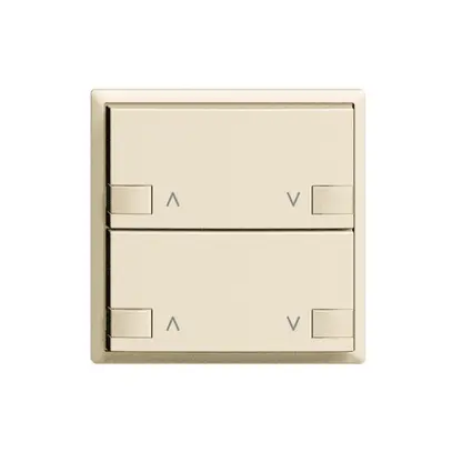 Tasto INC ZEP mot. 2c/2t staz.centr/sec. EDIZIOdue crema 
