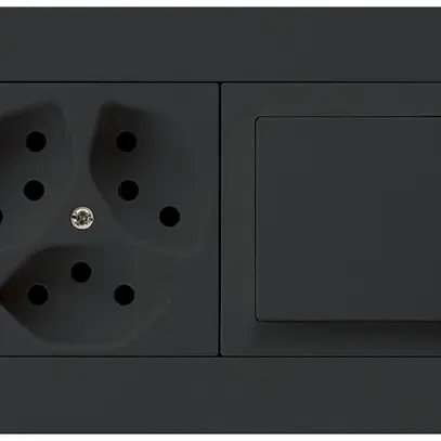 Combinaison ENC kallysto.pro grd.I-I horizontale 3×type 13+interr.S3 noir 
