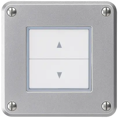 Interruttore per tapparelle INC robusto IP55 alluminio 2 tasti di comando combi 