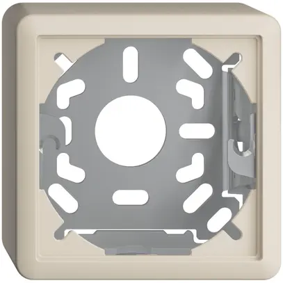 Cappa con piastra di base 39mm EDIZIOdue crema 