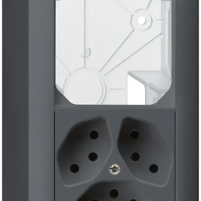 Combinazione AP vuoto+3×T13 antracite kallysto 